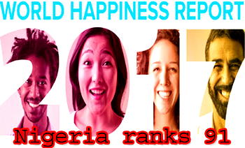 Nigeria ranks 91 on UN global happiness report