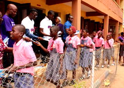 Foundation donates stationeries to Agege School