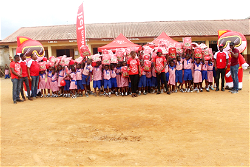 CSR: itel scales up education interventions, doles out support material on Lagos school