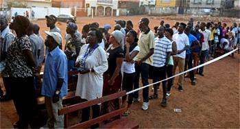 Tensions flare ahead of S.Leone presidential vote result