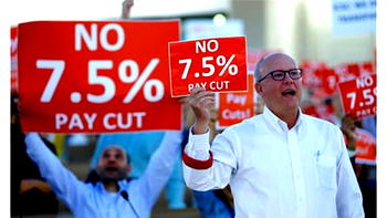 UN staff to go on strike over pay cut