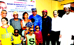 Free health mission: 8-month old, aged, regain sight
