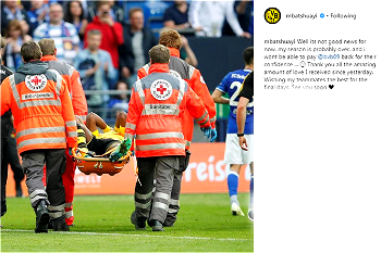 Dortmund’s Batshuayi to miss rest of season with injury