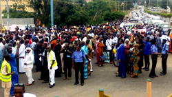 Breaking: Niger Delta youths protest in Abuja, demand removal of Apochi, JTF Commander