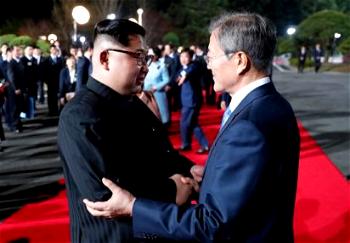 Handshake across the Koreas!