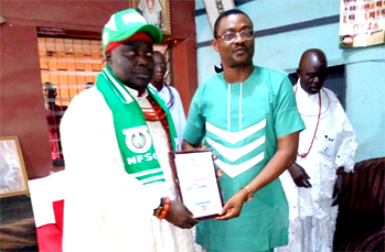 Onojie of Ekpoma Kingdom becomes Nigeria Football Supporters Club’s patron