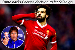 Conte backs Chelsea decision to let Salah go