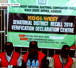 Video: Declaration of result for the recall of Dino Melaye