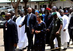 Melaye, Benue killings: Senators abort plenary, storm National Hospital, vent anger on Buhari