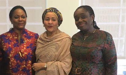 Photo: Adeosun, Emefiele, Elumelu, others at IMF/World Bank meeting ...