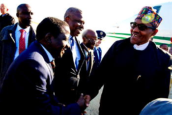 Photos: Buhari arrives Washington DC