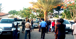 Dino Melaye: Jimoh Moshood with 30 police officers storm hospital
