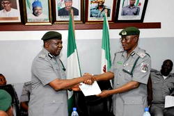 Comptroller Sani hands over Ogun Customs with huge seizures
