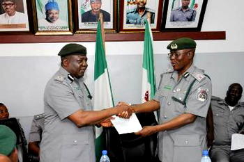 Comptroller Sani hands over Ogun Customs with huge seizures