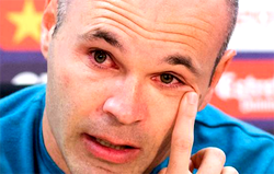 Barcelona icon Iniesta apologises over blackface photo