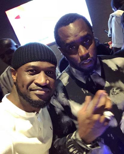 p diddy 98 Peter of Psquare, P Diddy link up ahead of Concerts in Abu Dhabi