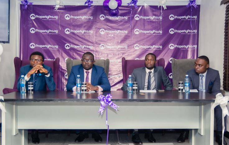 Picture (L - R) Seyi Ayeni (Chief Technology Officer CTO), Sulaiman Balogun (Chief Business Officer CBO), Fikayo Ogundipe (Chief Executive Officer CEO), Oladapo Eludire (Chief Operating Officer COO).