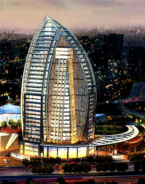 Former Trump’s tower in Azerbaijan guts fire