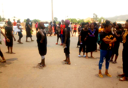 Women protest against arrest of militia members