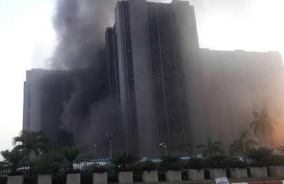 Photos : CBN Building On Fire - Vanguard News