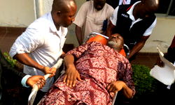 Photos: Senator Dino Melaye at Magistrate Court