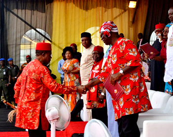 Buhari to Igbo monarch: Anybody that jokes with Nigeria’s unity ‘ll have problem with us