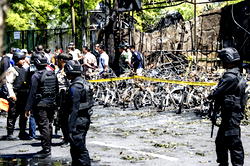 Islamic State group claims deadly Indonesia church attacks
