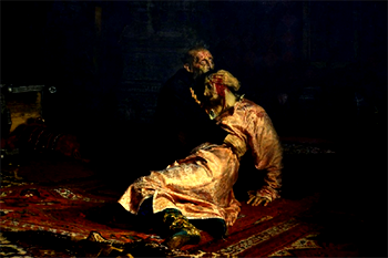 Russian police arrest man who vandalised Ivan the Terrible painting