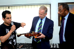 German Embassy donates music instruments to MUSON