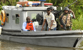 Obaseki tours Edo waterways, makes case for second Marine Police post