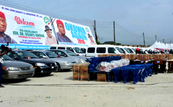 Oborevwori shocks constituents: Gives out over 250 cars, buses, tricycles, others