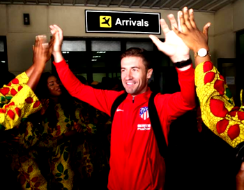 Atlético de Madrid arrive in Uyo ahead of Super Eagles friendly