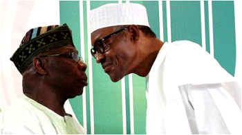 Buhari-Obasanjo faceoff: Crossfire, as supporters bombard each other