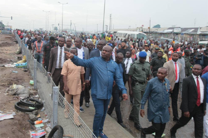 Please don’t sell on roads, you are damaging, defacing the roads, Wike tells street traders
