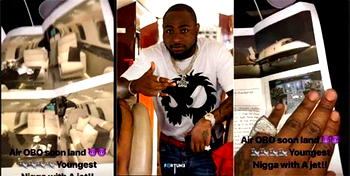 Breaking: Singer Davido, buys own private jet