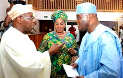 Photos: Obasanjo, Atiku, others at Abraham Adesanya Memorial Symposium