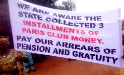 Pensioners protest non-payment of gratuity by PENCOM