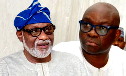 EKITI 2018: Akeredolu tackles Fayose on alleged complicity in gun attack