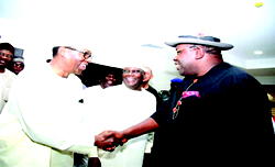 Atiku visits Dickson, seeks support on presidential ambition