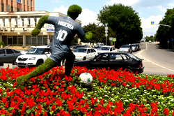 Photos: Russian city Essentuki celebrates Super Eagles