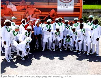 Super Eagles win “best fashion team” Award in Russia