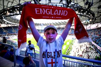 Low turnout but warm welcome for England in Volgograd