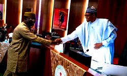 Buhari to Fayemi: Be magnanimous in victory