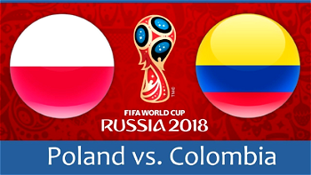 Poland vs Colombia World Cup starting line-ups