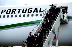 Ronaldo’s Portugal arrive in Russia for World Cup