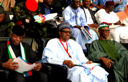 President Muhammadu Buhari at APC National Convention