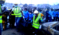 Otedola Bridge fire: 8 families show up for DNA testing