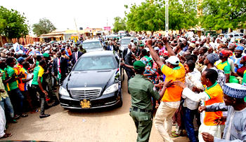 Photos : President Muhammadu Buhari  in Kastina