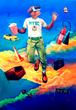 26 year-old NYSC member wins $2,500 painting competition