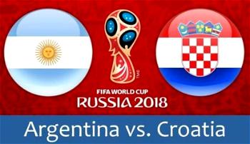 Argentina v Croatia World Cup starting line-ups